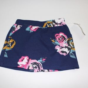 Old Navy blue floral skirt